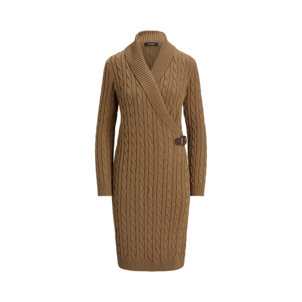 Robe-pull torsad&eacute;e &agrave; boucle