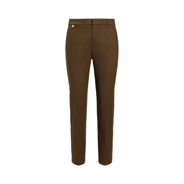 Double-Faced Stretch Cotton Trouser