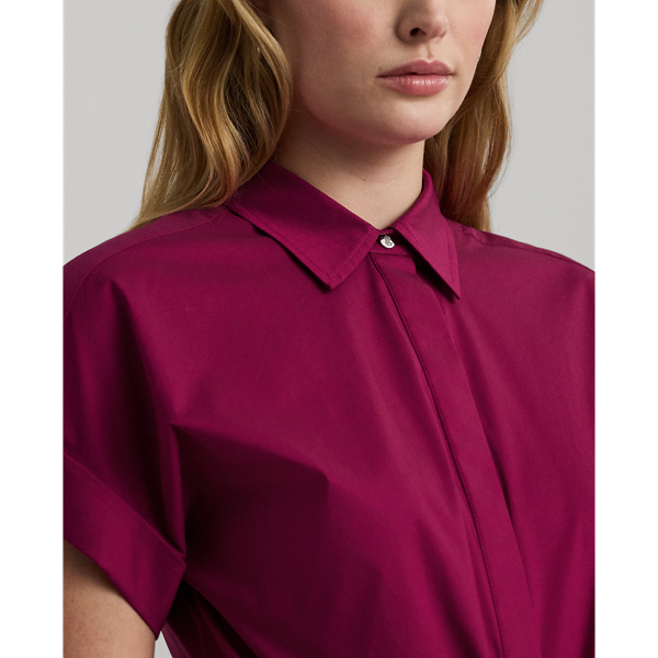 Ralph lauren silk stretch cotton dress best sale