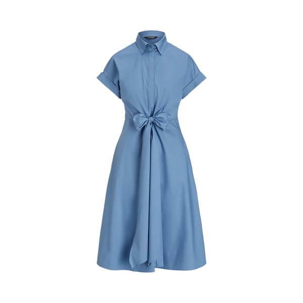 Stretch Cotton Shirtdress