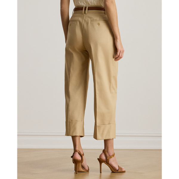 【美品】RALUH LAUREN  コットンパンツ　160㎝　150㎝　⑱ ダブルフェイスド ストレッチ コットンパンツ | LAUREN RALPH