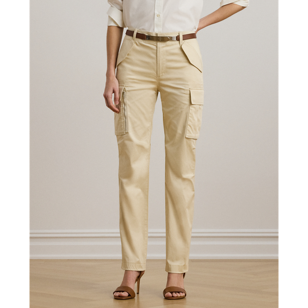 パンツ LAUREN RALPH LAUREN Woman Pants Cream 200970173001 Women's Cream Lauren Pants | Ralph Lauren