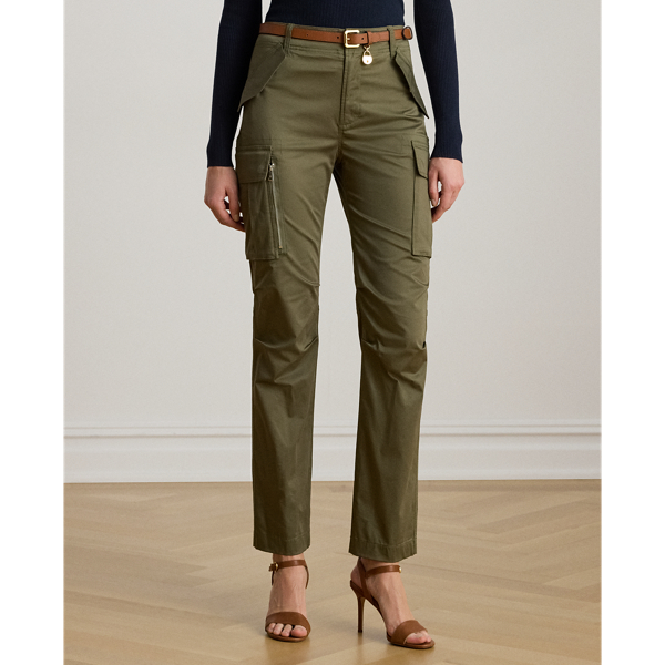 パンツ POLO RALPH LAUREN Woman Pants Olive 211942105 005 POLO RALPH LAUREN: Trousers woman - Olive | Polo Ralph