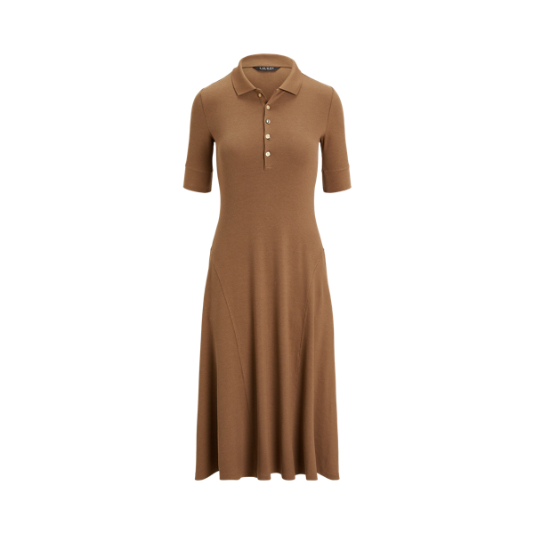 Vestido Polo em mistura de algod&atilde;o