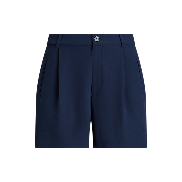 Refined Navy Shorts aus Georgette mit Falten Lauren 1
