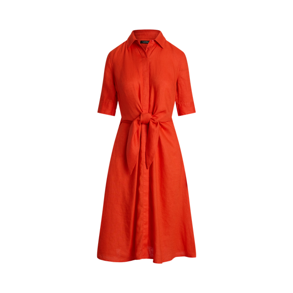 Ralph lauren linen shirt dress clearance