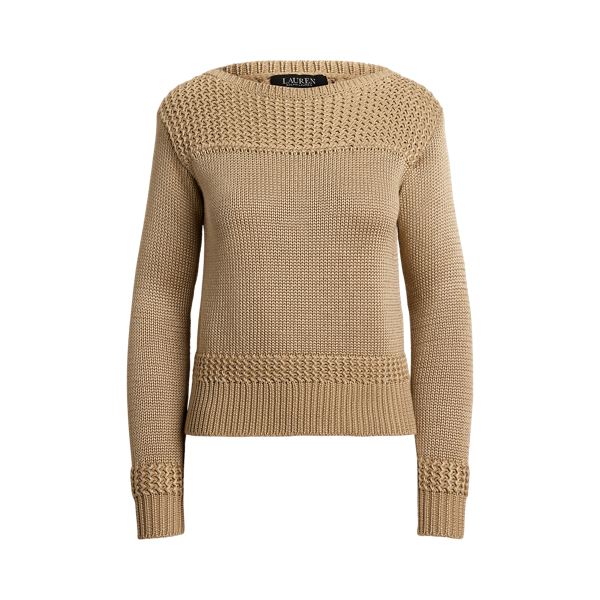 売れ筋商品|||ラルフローレン ニット&セーター レディース アウター Cotton Blend Boatneck Jumper - Jumper - camel Silk-Blend Turtleneck | Ralph Lauren