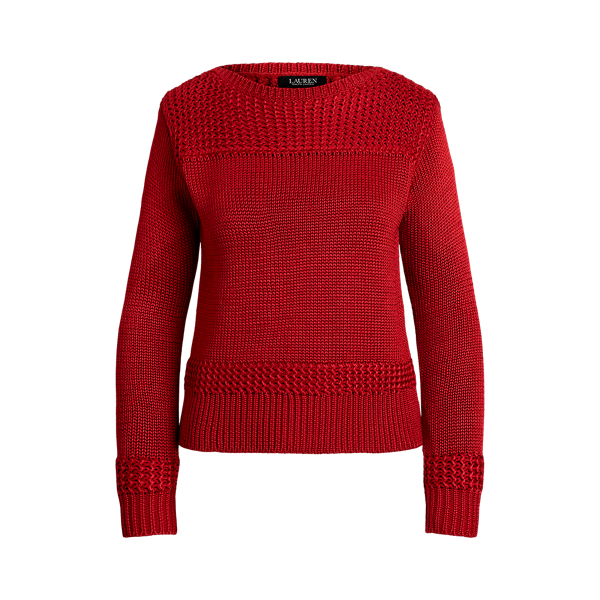 Cotton-Blend Boatneck Jumper for Women | Ralph Lauren® BR
