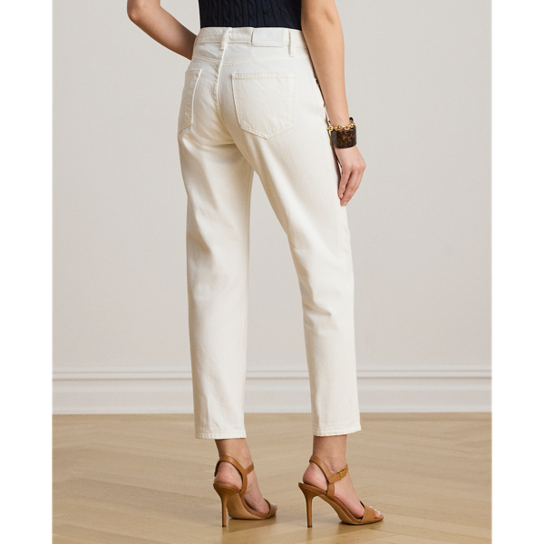 Jean fusel&eacute; d&eacute;contract&eacute; Lauren en D&eacute;lav&eacute; blanc 6