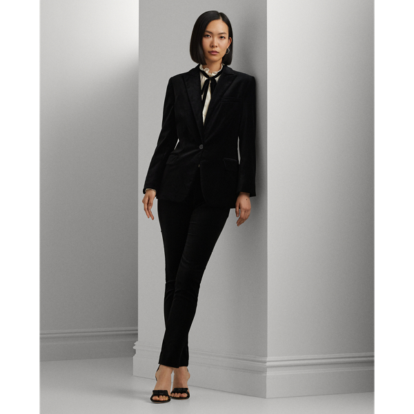 Ralph lauren black blazer ladies best sale