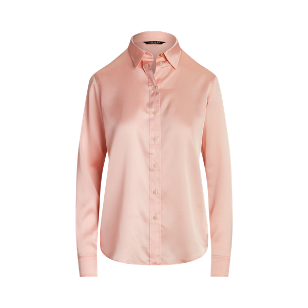 Classic Fit Satin Charmeuse Shirt Lauren 1