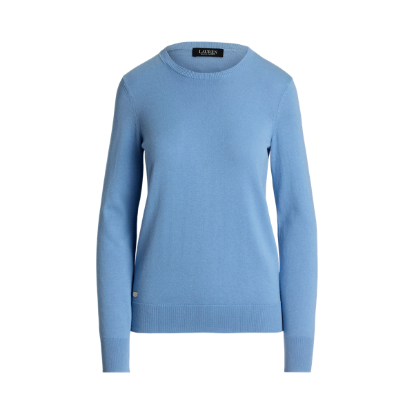 ★★POLO RALPH LAUREN★★ Cotton blend long sleeve sweatshir Polo Ralph Lauren LONG SLEEVE-SWEATSHIRT Blue | BSTN Store