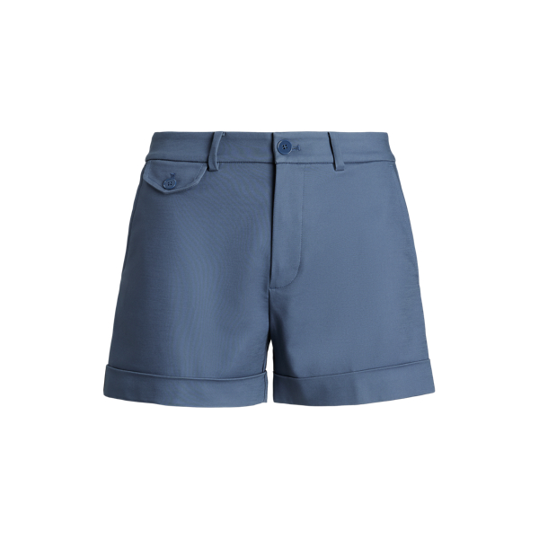 Baumwollshorts mit Falten