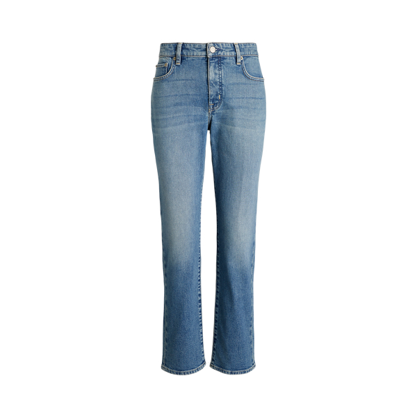 Jeans rectos de tiro medio