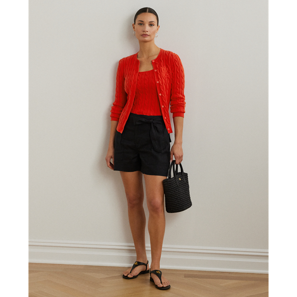 Cable-Knit Cotton Cardigan