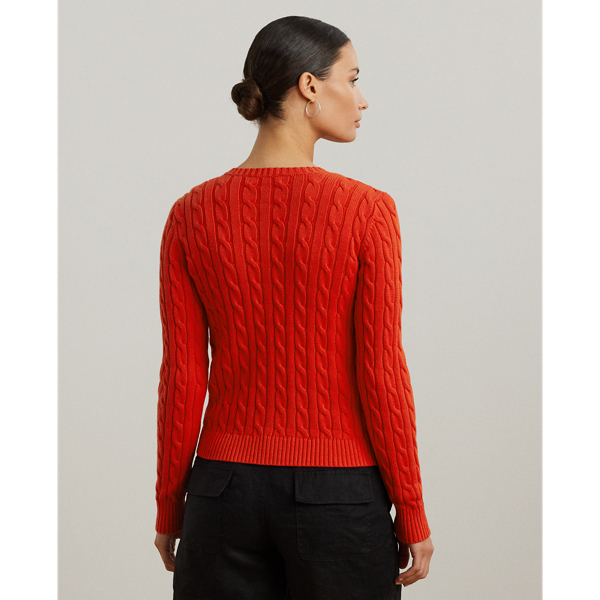 Cable-Knit Cotton Cardigan