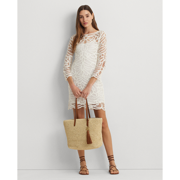 Battenberg Lace Sheath Dress