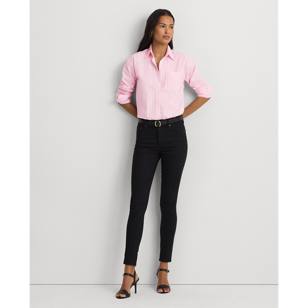 Relaxed Fit Striped Broadcloth Shirt