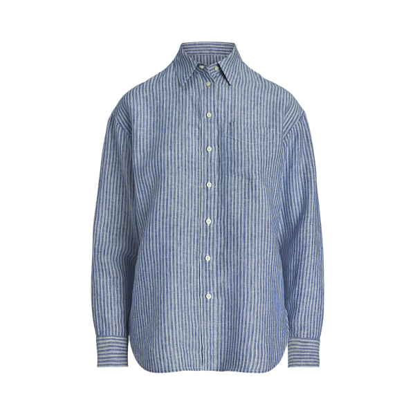 Chemise en lin milleraies Relaxed Fit