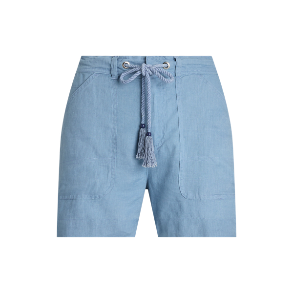 Linen Tassel-Drawcord Short