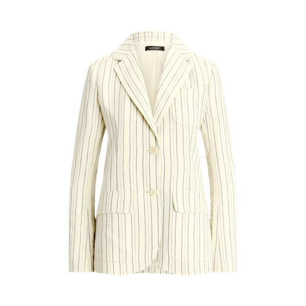 Ralph lauren striped blazer hotsell