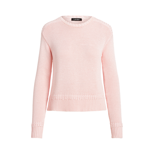 Cotton-Blend Crewneck Jumper Lauren 1