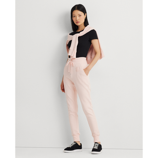 Pink Opal French Terry Jogger Pant Lauren 1