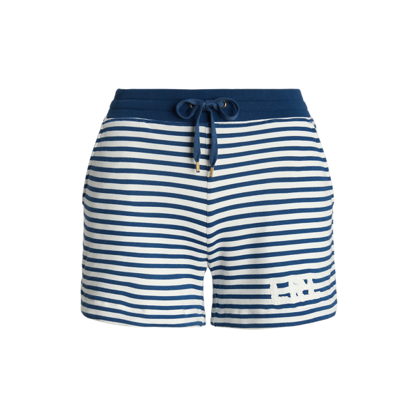 Pantal&oacute;n corto de rizo con rayas