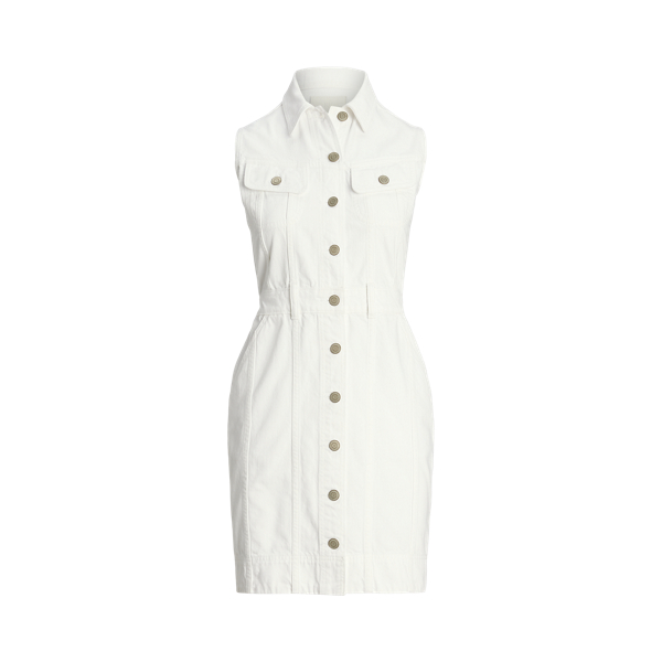 Denim Trucker Sleeveless Dress Lauren 1