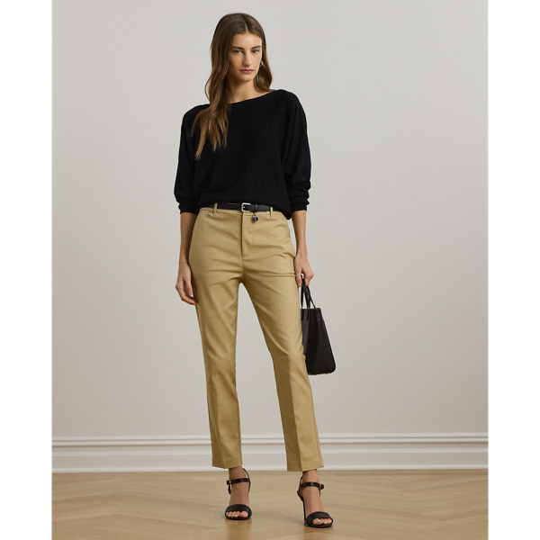 Cotton-Blend Dolman-Sleeve Sweater