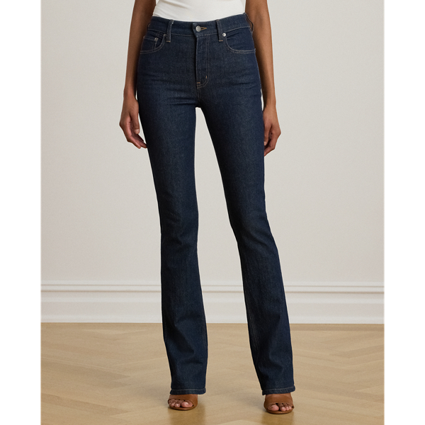 Jean bootcut taille haute Lauren en D&eacute;lavage rinc&eacute; 4