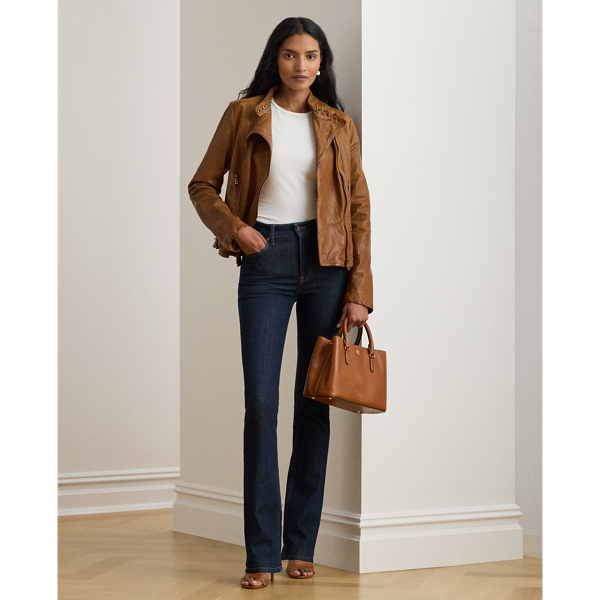 Jean bootcut taille haute Lauren en D&eacute;lavage rinc&eacute; 8