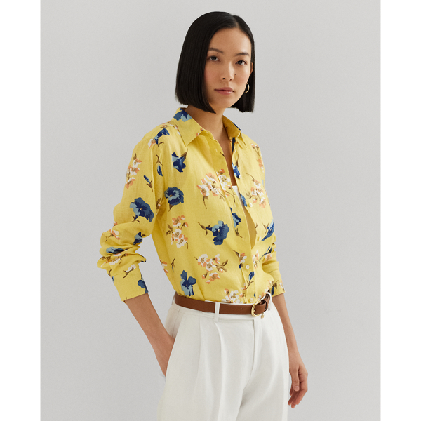 Ralph lauren yellow dress shirt hotsell