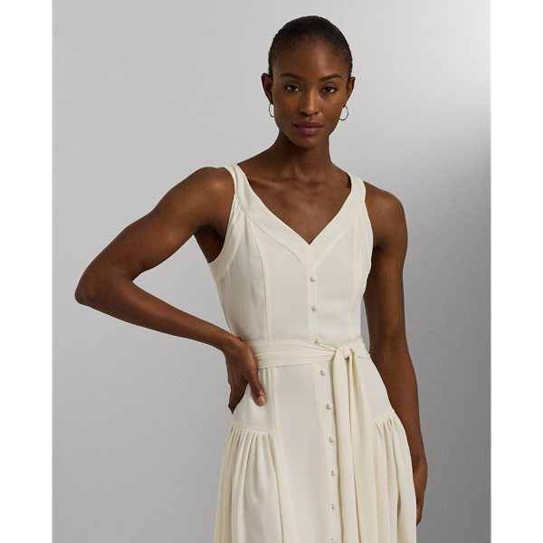 Silk georgette dress sales