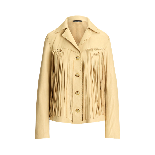 Ralph lauren fringe jacket online