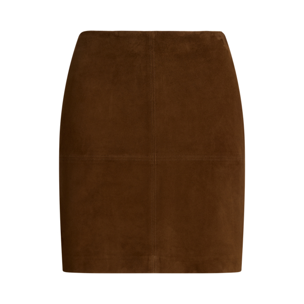 Bleistift-Minirock aus Ziegenwildleder Lauren in 1