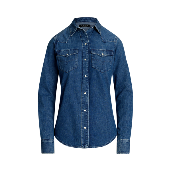 Ralph lauren dark denim shops shirt