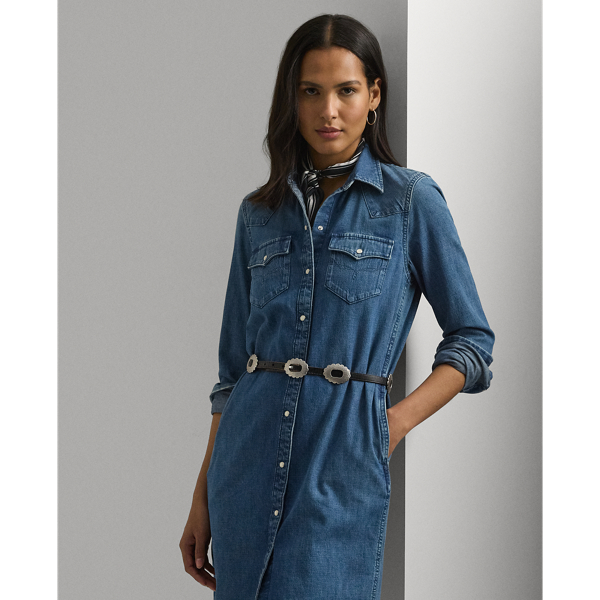 Ralph lauren denim shirtdress hotsell