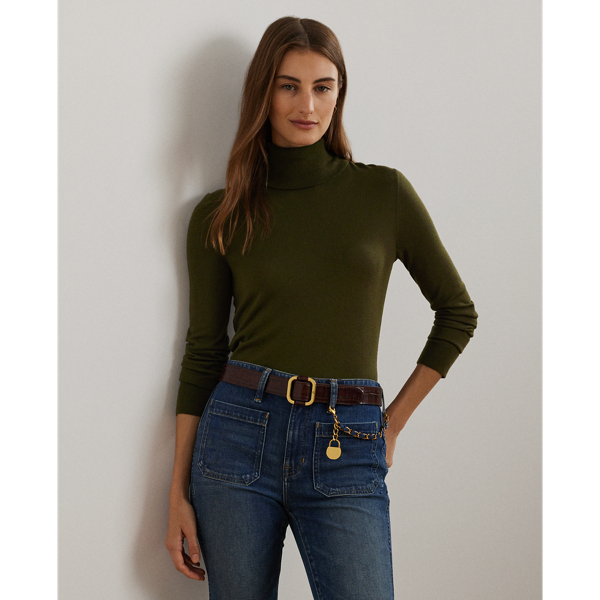 Sylara - Autumn Glow Turtleneck Sweater