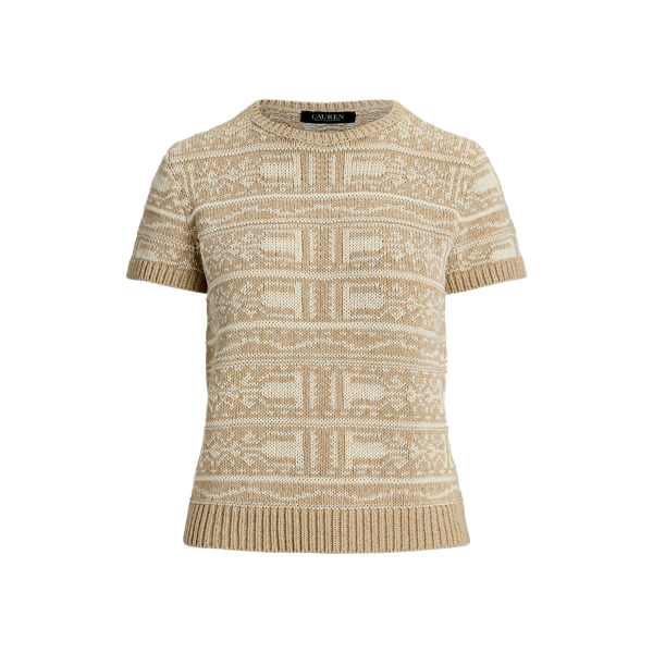 Fendi short fashion sleeve sweater