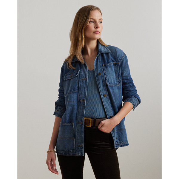 Harvest Wash Denim Shirt Jacket Lauren 1