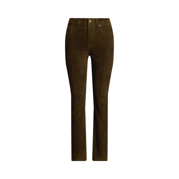 Ralph lauren suede pants online