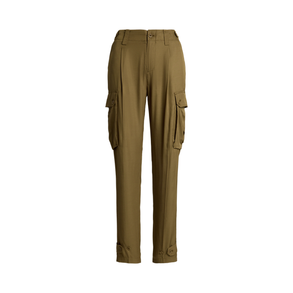 Twill Cargo Ankle Trouser Lauren 1