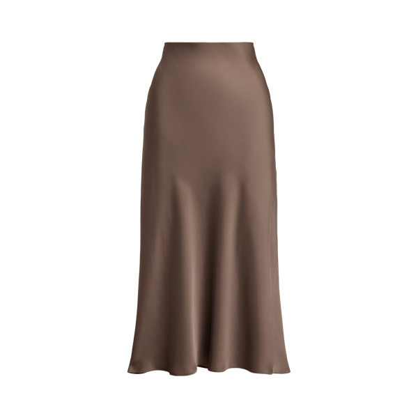 Satin Midi Skirt