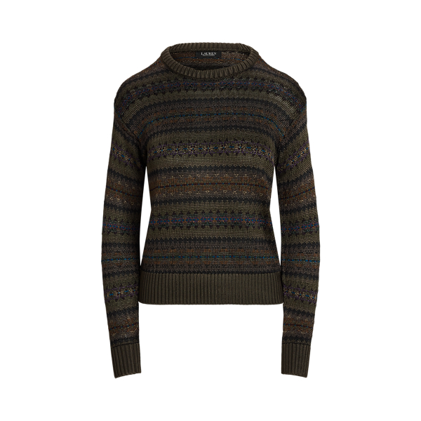 Ralph lauren fair isle sweater women's best sale