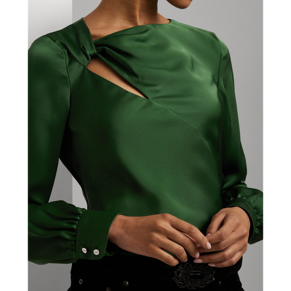 Satin charmeuse blouses online