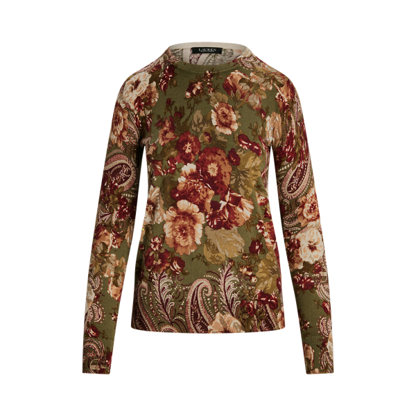 Jersey de mezcla de algod&oacute;n con flores Lauren en 1