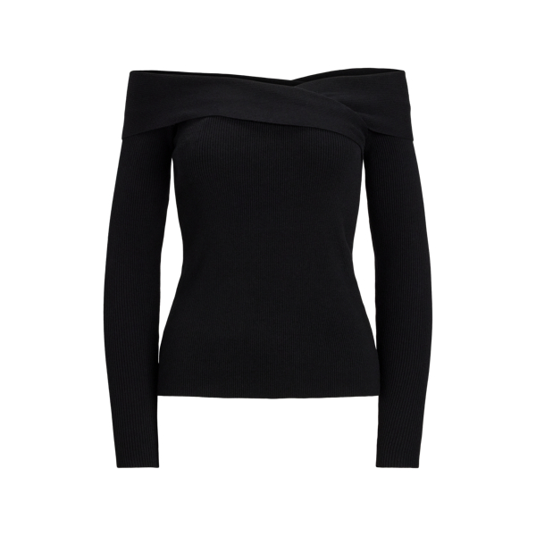 Rib Knit Off the Shoulder Sweater