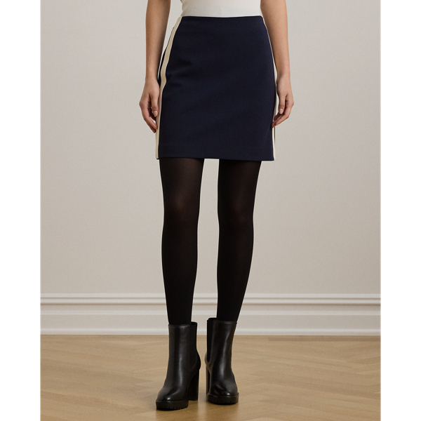 Two Tone Pencil Miniskirt