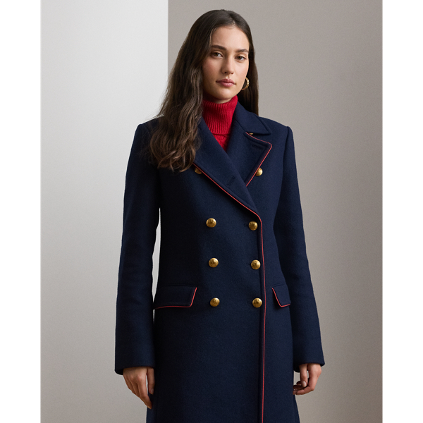 Ralph lauren wool coat womens clearance